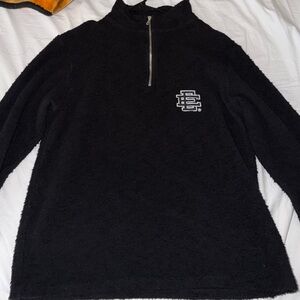 Eric Emanuel Black Zip-Up Sweater